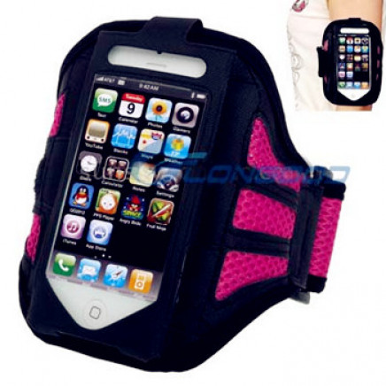 Fe Reticular Sports Durable Armband Holder Pouch Case for iPhone 5 5s