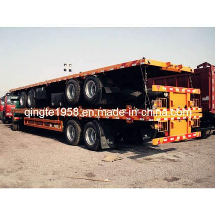 Flat Bed Container Transportation Semi Trailer (QDT9281TJZP)