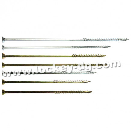 Flat Head Self-Tapping Cutting Screw with Nibs