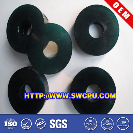 Flat Small Customized Plastic Washer/Nylon Washer (SWCPU-P-PP038)