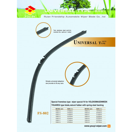 Flat Wiper Blade (FS-802)
