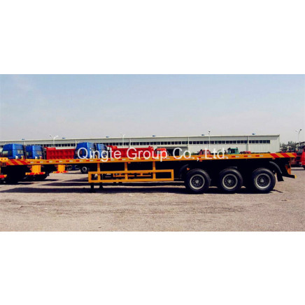Flatbed Container Transport Semi Trailer (QDT9352TJZG)