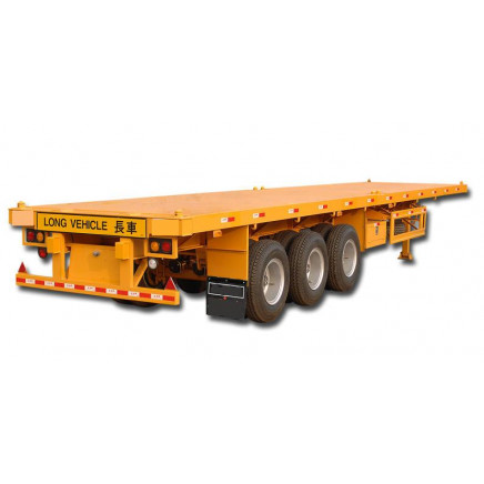 Flatbed Container Two Functions Semitrailer