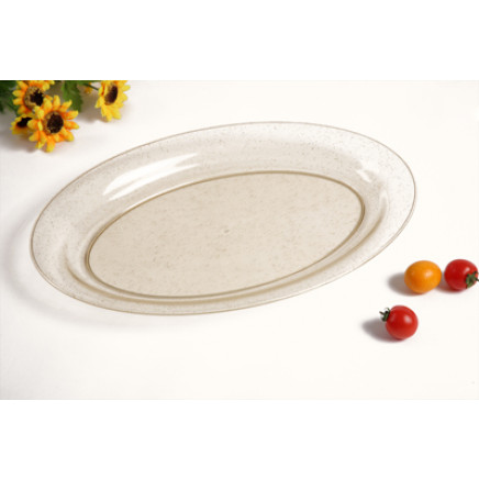Food Tray Oval Tray Plastic Tray PS Plate
