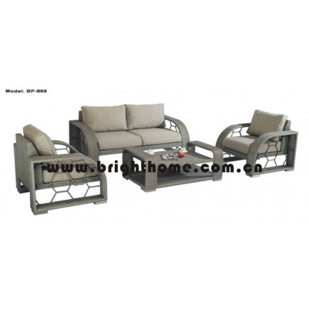 Football Outdoor Rattan Sofa (BP--866)