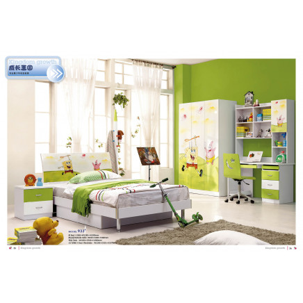 Foshan High Quality Modern Spongebob Children Home Bedroom Furniture Set (JB-933)