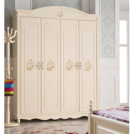 France White Pine Wooden Wardrobe with Flakeboard (JB-8002A)