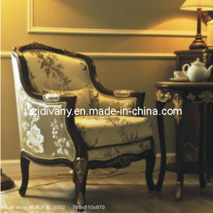 French Modern Fabric Single Sofa (3002)