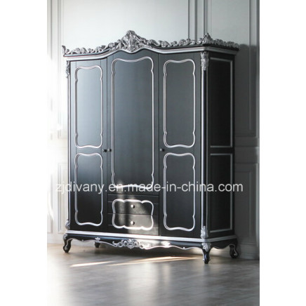 French Wooden Bedroom Furniture Wooden Wardrobe