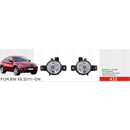 Front Fog Lamp for BMW X6 2011-on