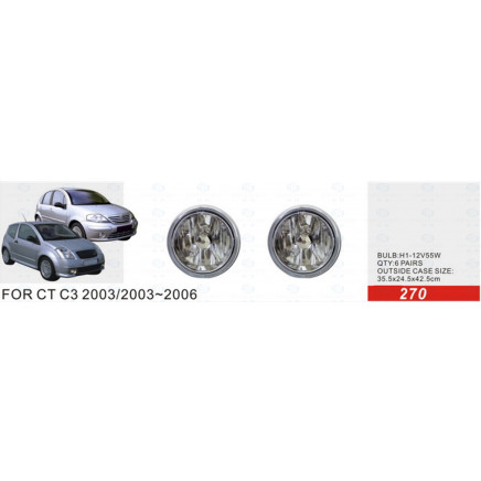 Front Fog Lamp for CT C3 300c 2003/2003-2006