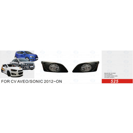 Front Fog Lamp for CV Aveo/Sonic 2012-on