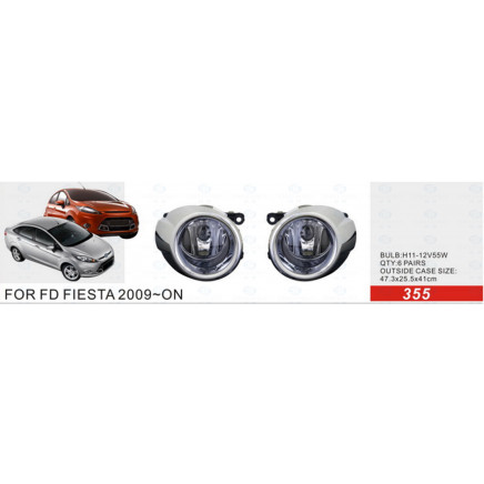 Front Fog Lamp for Ford Fiesta 2009-on