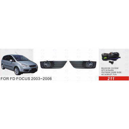 Front Fog Lamp for Ford Focus 2003-2006