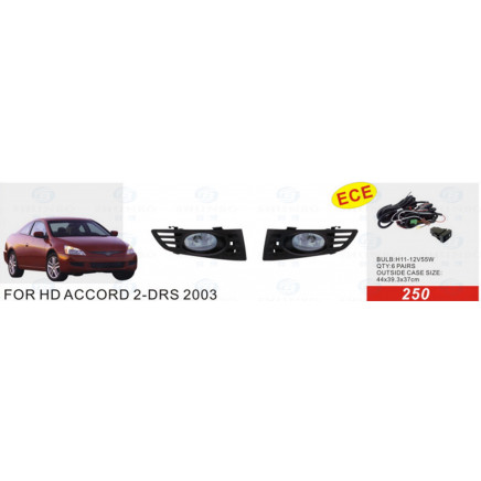Front Fog Lamp for Honda Accord 2-Drs 2003