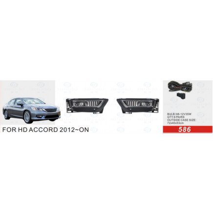Front Fog Lamp for Honda Accord 2012-on