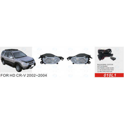 Front Fog Lamp for Honda CRV 2002-2004