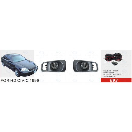 Front Fog Lamp for Honda Civic 1999