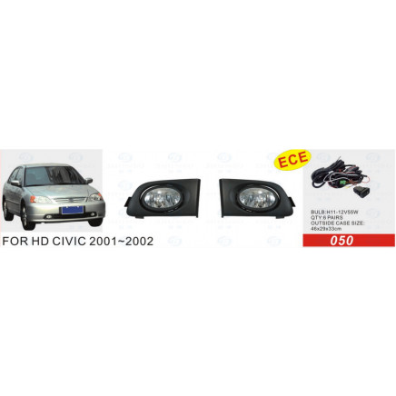 Front Fog Lamp for Honda Civic 2001-2002