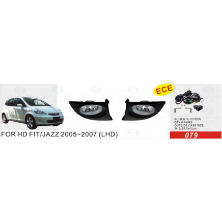 Front Fog Lamp for Honda Fit/Jazz 2005-2007 (LHD)