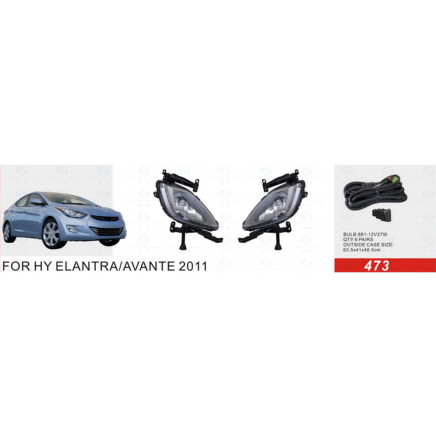 Front Fog Lamp for Hyundai Elantra/Avante 2011