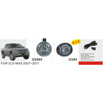 Front Fog Lamp for Isuzu D-Max 2007-2011