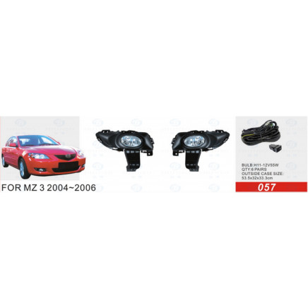 Front Fog Lamp for Mazda 3 2004-2006