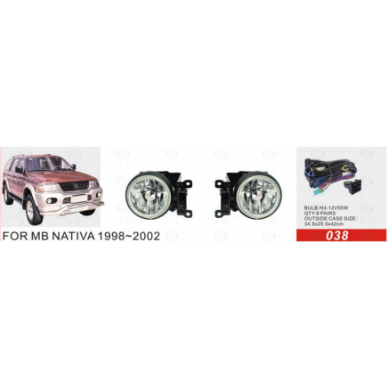 Front Fog Lamp for Mitsubishi Nativa 1998-2002