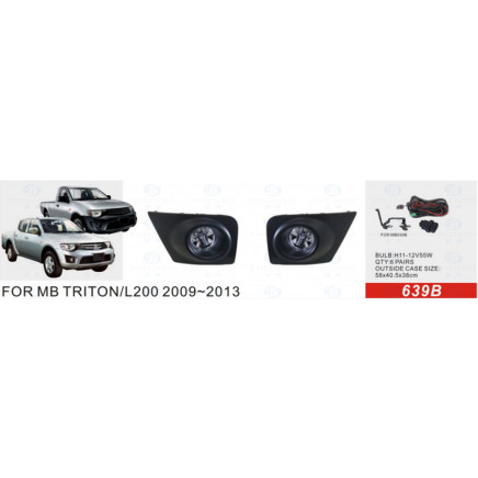 Front Fog Lamp for Mitsubishi Triton/L200 2009-2013