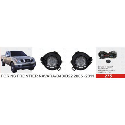 Front Fog Lamp for Nissan Frontier Navara/D40/D22 2005-2011
