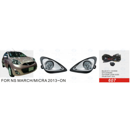 Front Fog Lamp for Nissan March/Micra 2013-on