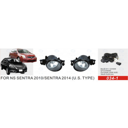 Front Fog Lamp for Nissan Sentra 2010/Sentra 2014 (U. S. TYPE) (FL-3014)
