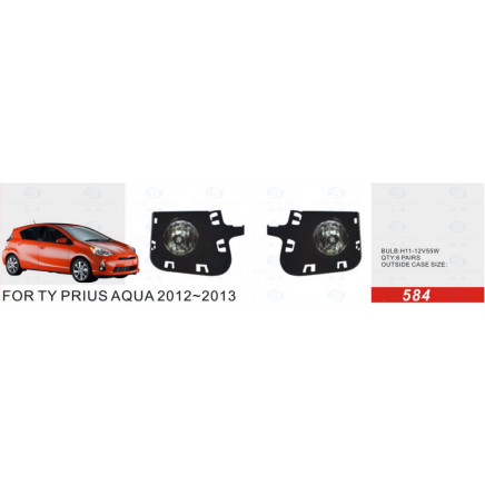 Front Fog Lamp for Toyota Prius Aqua 2012-2013