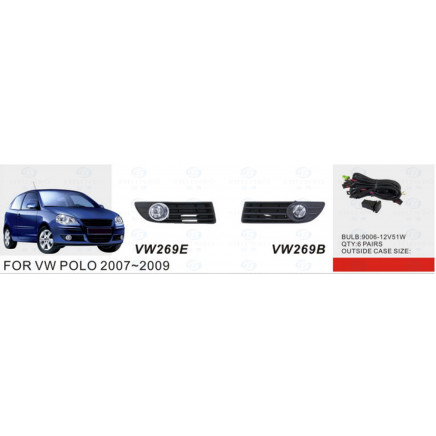 Front Fog Lamp for Volkswagen Polo 2007-2009 (FL-2972)