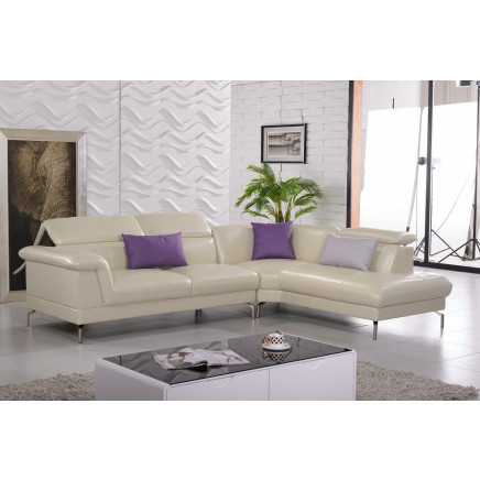 Furniture Alibaba Malaysia L Shape Leather Sofa (a. L. 605)
