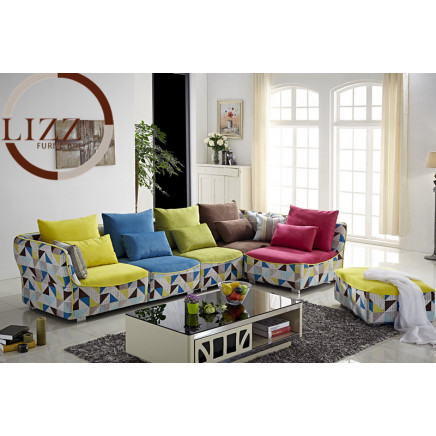 Furniture New Porduct Fabric Sofa (L. B1037)