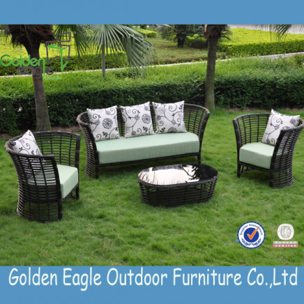 Furniture Outdoor Rattan Garden Sofa Set
