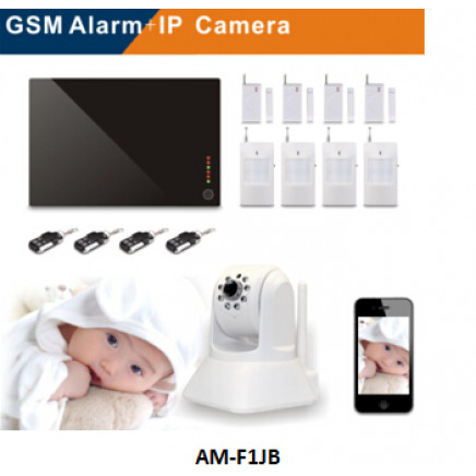 GSM Wireless Remote Monitoring Intruder Alarm System with IP Camera