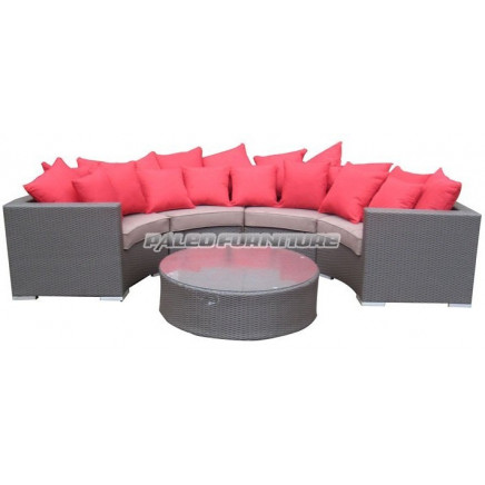 Garden Furniture Outdoor Wicker Rattan Patio Sofa Set (PAS-099.2)