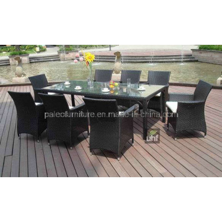 Garden Furniture Outdoor Wicker Rattan Table and Chair (PAD-019)