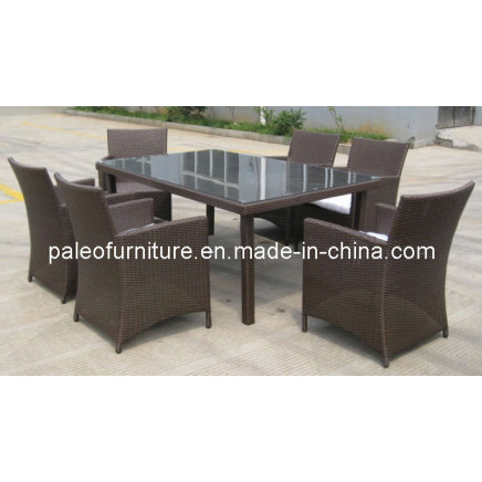 Garden Outdoor Patio Wicker Rattan Dining Set (PAD-005)