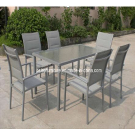 Garden Textilene Chair Patio Wicker Outdoor Rattan Furniture (PAT-6003)