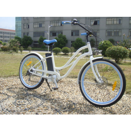 Girls Beach Cruiser Electric Bicycle 250W for Sale