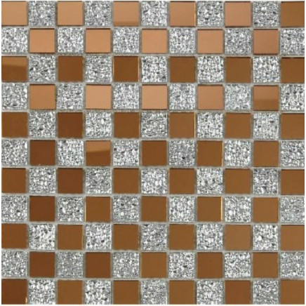Glass/Metal/Stone Delicate Mosaic Tile for Indoor&Outdoor Decorating