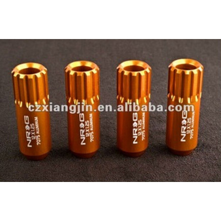 Gold Anodized Automotive Aluminum Alloy Wheel Lug Nut