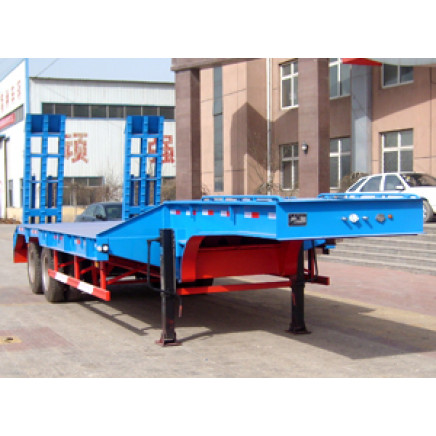 Good Quality 100 Ton Transport Heavy Machinery Low Bed Trailer
