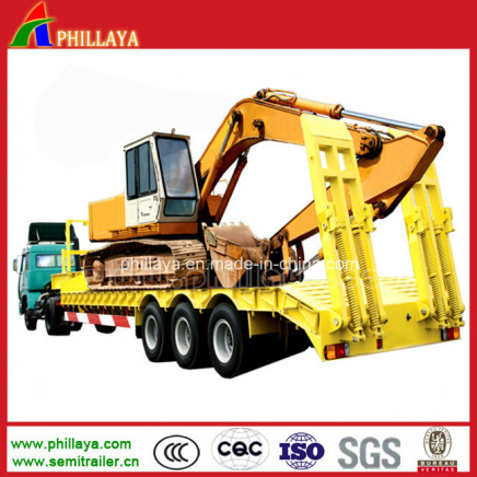 Good Quality 3 Axles 50 Tons Low Bed Trailer