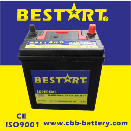 Good Starting Performance Auto JIS/DIN Series 12V36ah 38b20r Car Battery