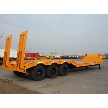 Gooseneck Type Low Bed Semi Trailer