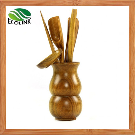 Gourd Shaped Bamboo Tea Set